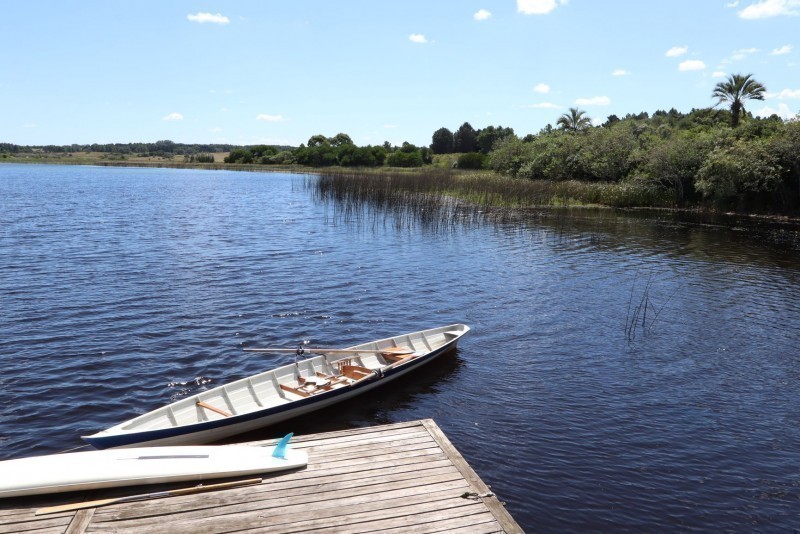 Espectacular chacra sobre la laguna escondida en José Ignacio 